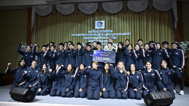 ร.อ.ธรรมนัส” อัดฉีดซีเอจ 1.3 ล้านบาท เล็งกว๊านพะเยาจัดแข่งว่ายน้ำมาราธอน