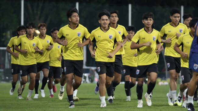 ทีมชาติไทย U23 ซ้อมครั้งสุดท้ายก่อนเจอติมอร์, สพล ยันไม่ประมาท พร้อมทำเต็มที่