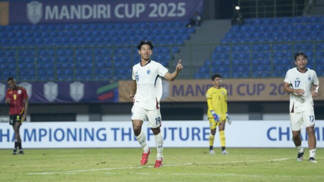 ทีมชาติไทย U23 อัด ติมอร์ เลสเต U23 4-0 ประเดิมศึกชิงแชมป์อาเซียน U23 2025