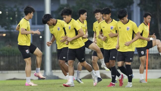 ทีมชาติไทย U23 ซ้อมก่อนชิงที่ 3 กับ ฟิลิปปินส์, พิชิตชัย ยันไม่ประมาทเพื่อคว้าชัย