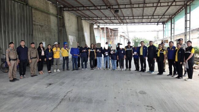 ตรวจสถานประกอบการที่มีแรงงานกัมพูชา