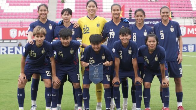 ฟุตบอลหญิงไทย ชนะ อินโดนีเซีย 7-0 ประเดิมศึกฟุตบอลหญิงชิงแชมป์อาเซียน