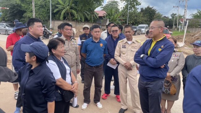 ลงพื้นที่ จ.น่าน เพื่อติดตามสถานการณ์น้ำและพื้นที่เสี่ยงอุทกภัย ลุ่มน้ำยม-น่าน