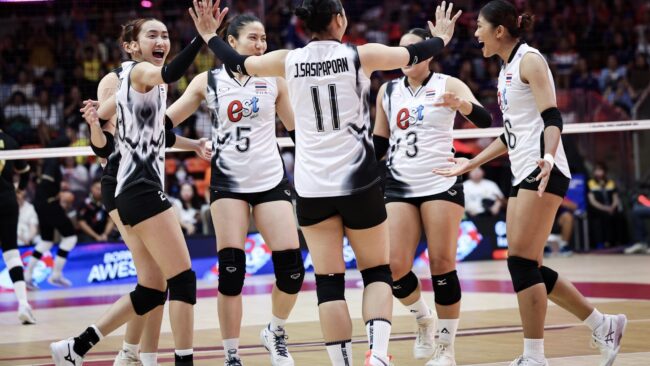 ทีมนักตบสาวไทย ประเดิมสนามได้อย่างยอดเยี่ยม ตบเอาชนะ อียิปต์ 3-1 เซต ในศึกวอลเลย์บอลหญิงชิงแชมป์โลก 2025