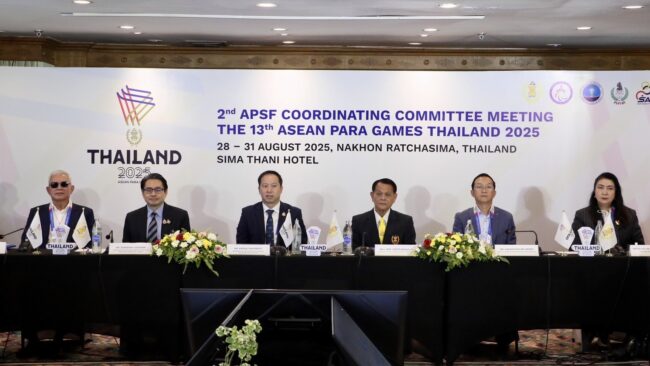 กกท. จัดประชุม 2nd APSF Coordinating Committee Meeting กีฬาอาเซียนพาราเกมส์ ครั้งที่ 13 พ.ศ. 2568 (ค.ศ. 2025)**