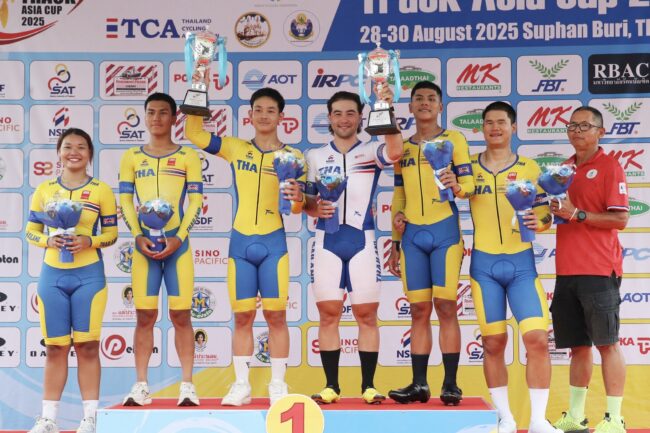 ทีมชาติไทยได้ถ้วยคะแนนรวมอาเซียน