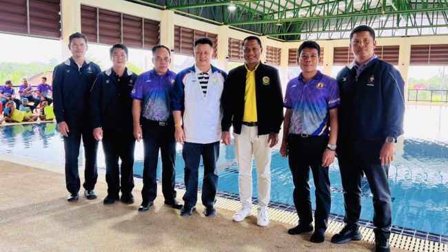 กรมพลศึกษาร่วมกับจังหวัดพัทลุง ส่งเสริม โครงการเด็กไทยว่ายน้ำได้
