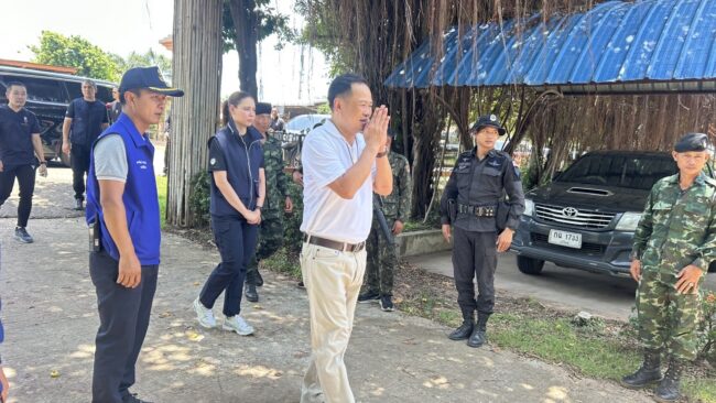 อนุทิน ตรวจสอบความเสียหายชายแดน