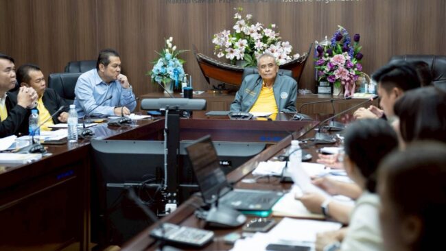 เตรียมงานดนตรีบึง