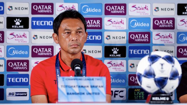 โค้ชแบน” มั่นใจในศักยภาพทีม พร้อมสู้ศึกบอลถ้วยเอเชียนัดสอง