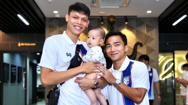 เดินทางสู่กาญจนบุรี สวมเสื้อ คนไทยรักบอลไทย