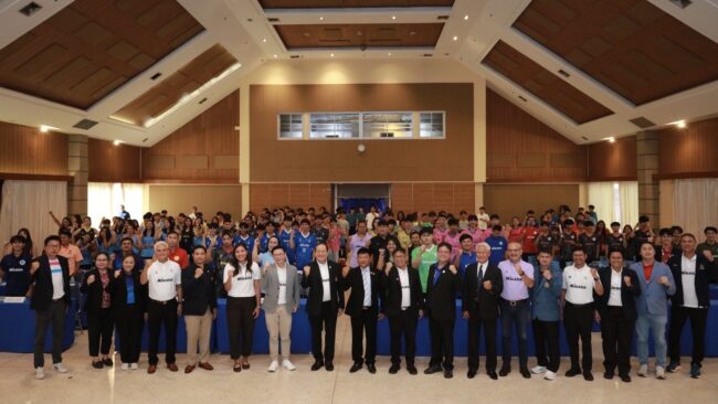 เตรียมระเบิดศึกลูกยางปัญญาชน 2025 ที่ มทร.ธัญบุรี ดึง “ชมพู่ พรพรรณ” สร้างแรงบันดาลใจ