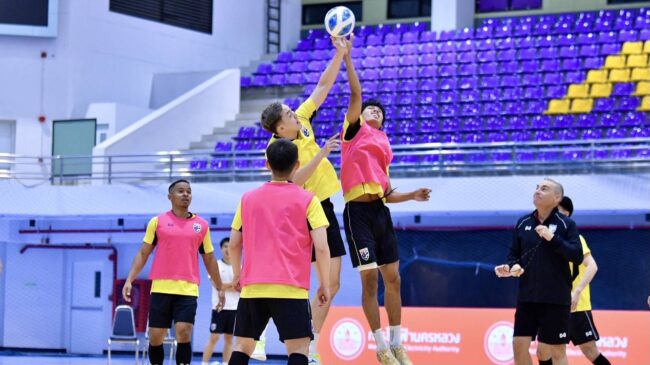 ฟุตซอลไทย ออฟฟิเชียล เทรนนิ่ง ก่อนดวล บรูไน