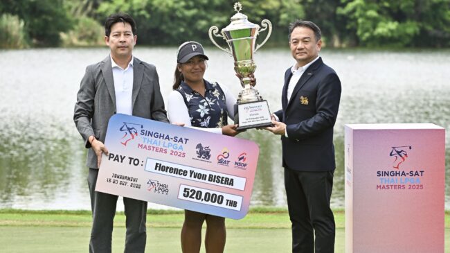 โปรสาวฟิลิปปินส์ คว้าแชมป์ไทยแอลพีจีเอ มาสเตอร์ส ที่ขอนแก่น