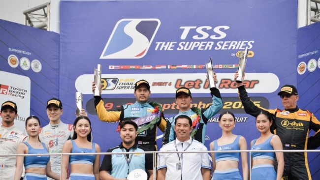 ปิติ – กันตศักดิ์“ พาสิงห์ มอเตอร์สปอร์ต นำม้วนเดียวจบคว้าชัย GT3 สนามเซปัง มาเลเซีย