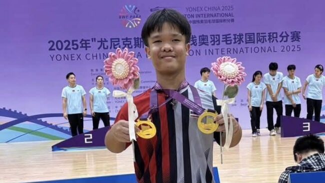 โปเต้” ณัฐพงษ์ นักแบดมินตันพาราไทย ติด Top 10 ของโลก หลังคว้าดับเบิ้ลแชมป์ที่จีน