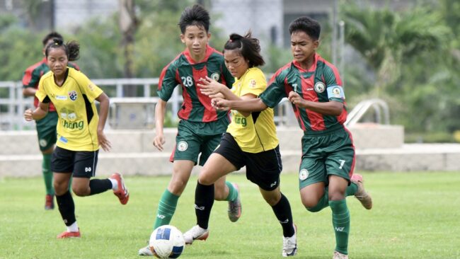 ฟุตบอลหญิงไทย U17 อุ่นเครื่องทดสอบทีมครั้งที่สอง
