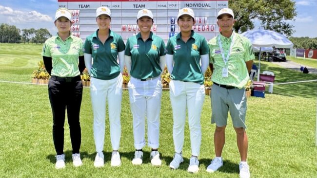 3 นักกอล์ฟสาวไทยเก็บประสบการณ์ระดับโลก จบท็อป 9 เอเชีย กอล์ฟทีมชิงแชมป์โลก ที่สิงคโปร์