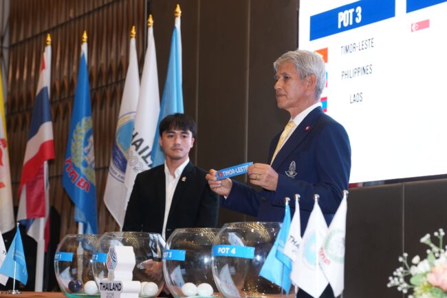 ฟุตบอลชายไทย ร่วมสาย กัมพูชา, ติมอร์ เลสเต ซีเกมส์ เตะรอบแบ่งกลุ่มที่ สงขลา