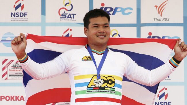 โกเมธ” ป้องกันแชมป์สมัยที่ 4 ศึก BMX เอเชียที่ประเทศญี่ปุ่น
