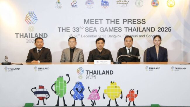 มีตเดอะเพรสฯซีเกมส์ 4 รอบ ทัพไทยคว้าแล้ว 111 เหรียญทอง