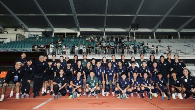 ประกาศ : รายชื่อ 30 แข้ง ฟุตบอลหญิงทีมชาติไทย เก็บตัวฝึกซ้อม เตรียมลุยศึกซีเกมส์ ครั้งที่ 33
