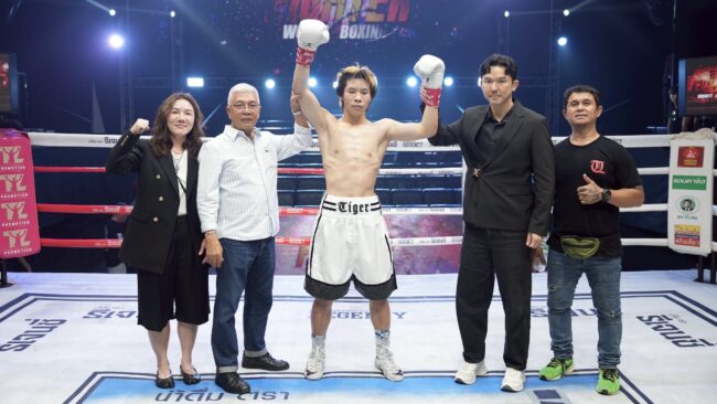 “เจ้าหนูมหัศจรรย์” ไทเกอร์ มาร์ช บู๊ดุดันคว่ำ เกียรติพล กระแอ นักชกวัย 31 ปีน็อคยก 1