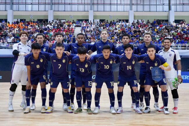 ฟุตซอลไทย ร่วมสาย เวียดนาม, คูเวต, เลบานอน ศึก AFC Futsal Asian Cup 2026