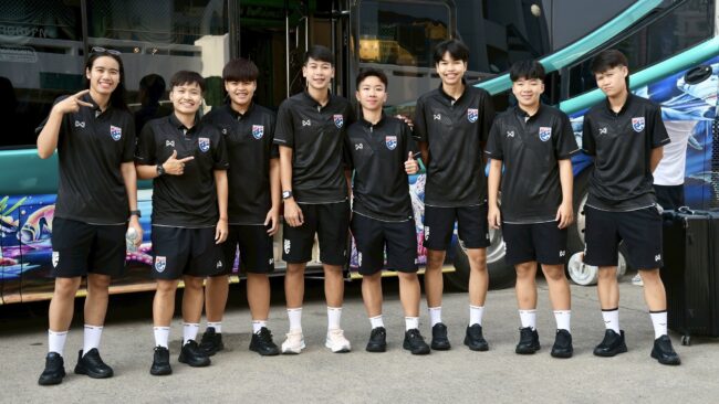 ฟุตซอลหญิงทีมชาติไทย ออกเดินทางไปยังจังหวัดนครราชสีมา สู้ศึก SAT Women’s Futsal 2025 ก่อนลุยชิงแชมป์โลก