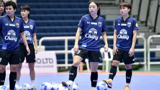 ฟุตซอลหญิงไทย ซ้อมต่อเนื่อง เตรียมดวลบราซิล ศึก SAT Women’s Futsal 2025