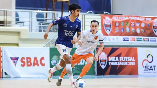 ผล MEA ฟุตซอลไทย ลีก เสาร์ที่ 15 พ.ย68