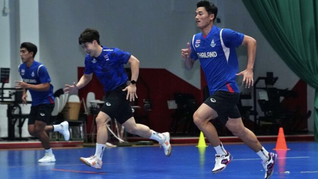 ฟุตซอลชายไทย ทดสอบร่างกายที่ กกท. เตรียมพร้อมล่าทองสมัยที่ 6