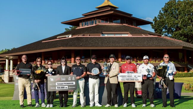 ธนภัทร สร้างสถิติแรกของทัวร์! ซิวแชมป์รายการเดียวกัน 3 ปีติด ที่สันติบุรีฯ
