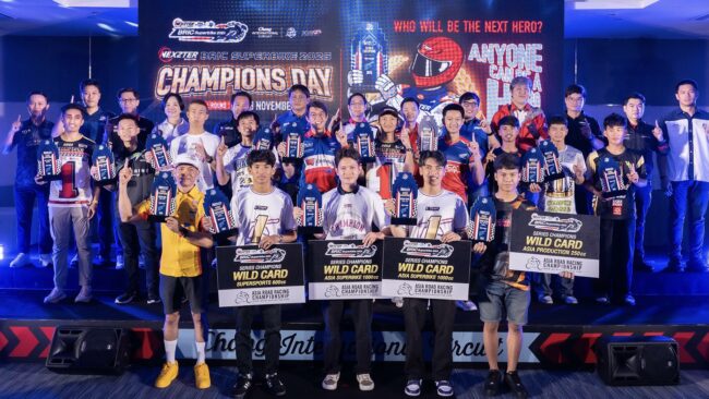 สู่เวทีเอเชีย! NEXZTER BRIC Superbike ฉลองแชมป์ พร้อมมอบ 4 ไวลด์การ์ด