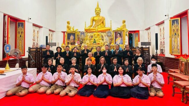 สวดพระอภิธรรมถวายพระพันปีหลวง