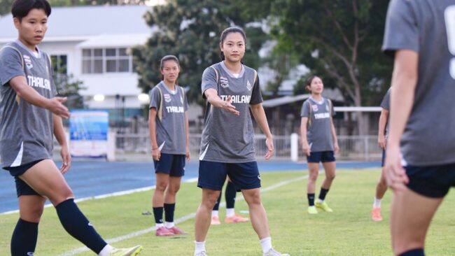 ฟุตบอลหญิงไทย ทบทวนแทคติก ก่อนดวลอินโดนีเซีย ประเดิมซีเกมส์ ครั้งที่ 33,