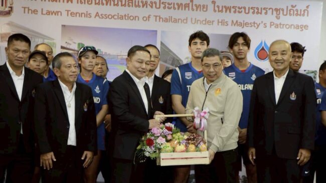 เทนนิสตั้งเป้า 4 เหรียญทองซีเกมส์ ดร.ณัฏฐ์ ยกนิ้วชื่นชมระบบการบริหารงานของลอนเทนนิสฯ