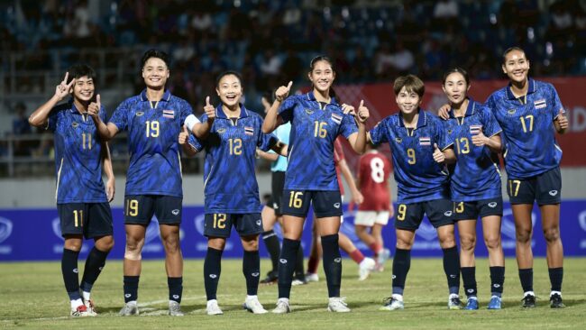 ฟุตบอลหญิงไทย ถล่ม อินโดนีเซีย 8-0 ประเดิมศึกซีเกมส์