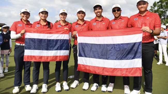 กอล์ฟทีมชาติไทยสร้างประวัติศาสตร์ กวาดเรียบ 4 เหรียญทองซีเกมส์ สำเร็จอีกครั้งในรอบ 10 ปี