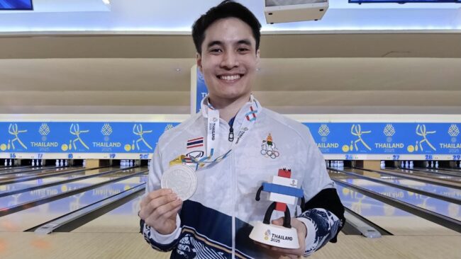 ณภัทร ได้เหรียญเงิน โบว์ลิ่งซีเกมส์ 2025