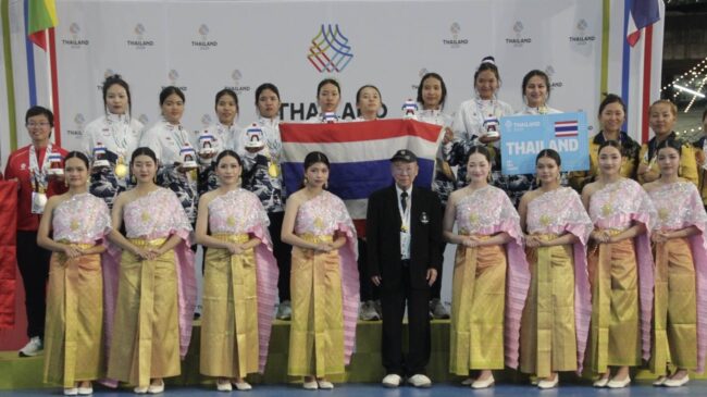 ชักกะเย่อ กีฬาสาธิต ไทย ผงาด 3 เหรียญทอง ซีเกมส์