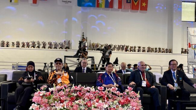 ต้อนรับ ประธานสหพันธ์ยกน้ำหนักนานาชาติ