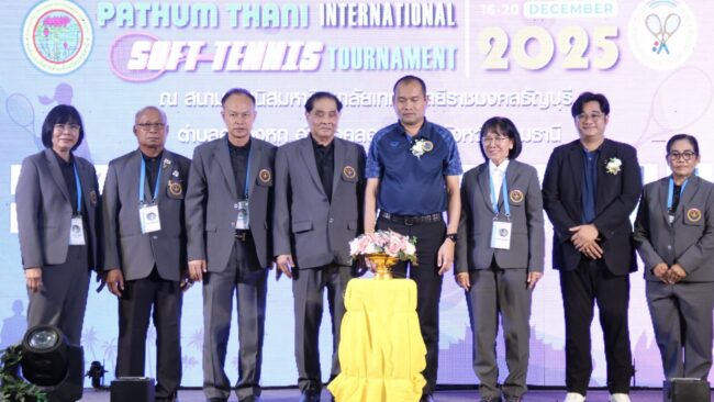 ผลการแข่งขัน Phatum Thani International Soft Tennis Tournament 2025″ วันสุดท้าย