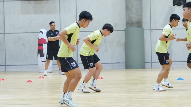 ฟุตซอลไทยU16 ซ้อมครั้งสุดท้ายก่อนวัด อินโด U16 ชิงจ้าวฟุตซอลอาเซียน