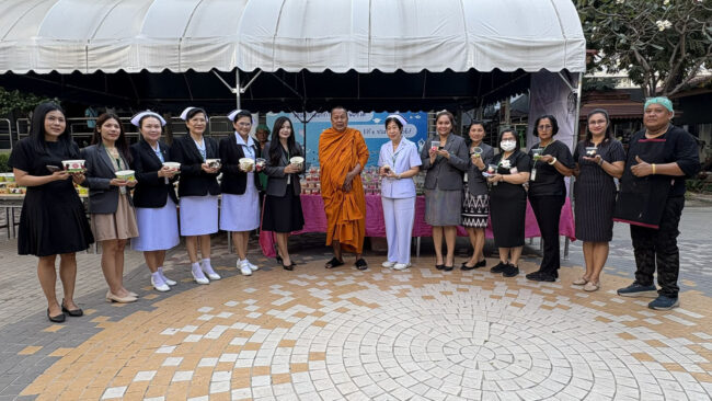 ส่งกำลังใจบุคลากรแนวหน้า รพ.สมุทรปราการ