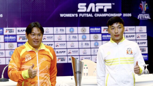 “โค้ชเอก” กุนซือชาวไทย ตั้งเป้าพาทีมฟุตซอลภูฏาน จบท็อป 3 ศึก SAFF Futsal Championship 2026