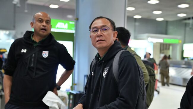 โค้ชวัง” นำทีมชาติไทย U23 เดินทางกลับถึงไทย หลังเสร็จภารกิจชิงแชมป์เอเชีย