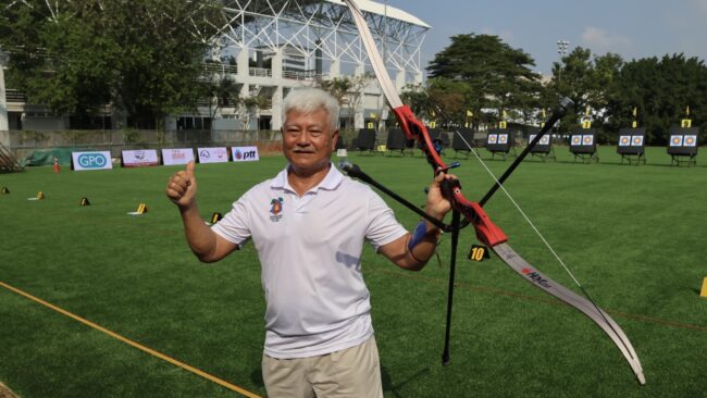 ลุงต้อย-ศราเวศวร์ ควงภรรยา คว้าแชมป์ยิงธนูไทยแลนด์ โอเพ่น มาสเตอร์เกมส์