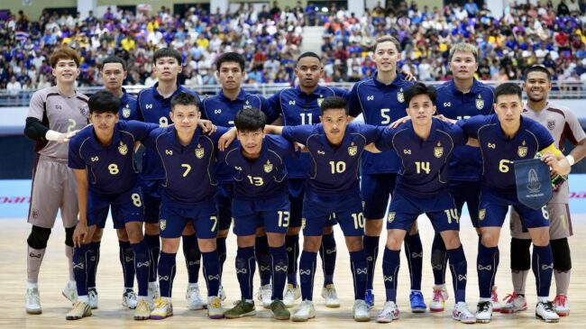 รายชื่อ 14 แข้ง ฟุตซอลชายทีมชาติไทย สู้ศึกชิงแชมป์เอเชีย 2026