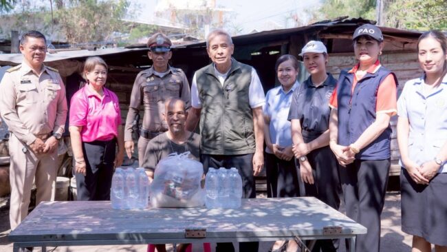 อบจ. ช่วยชายพิการ